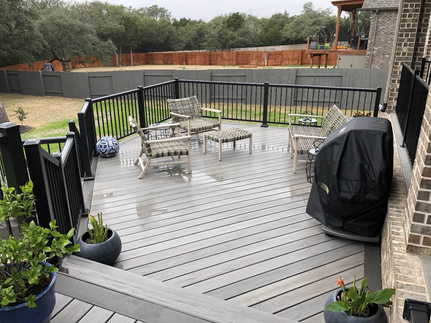 This Georgetown TX Deck is Pure Platinum | Archadeck of Austin