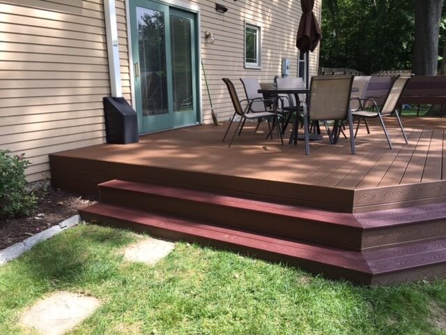 Fort Wayne Trex Composite Deck and Paver Patio Combo | Archadeck of ...
