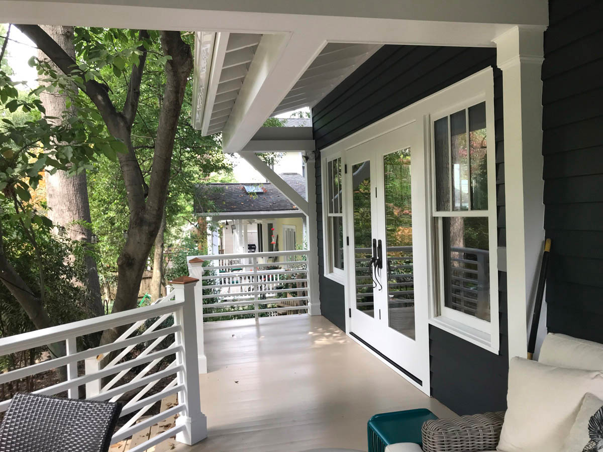 Raleigh Back Porch and Deck Addition