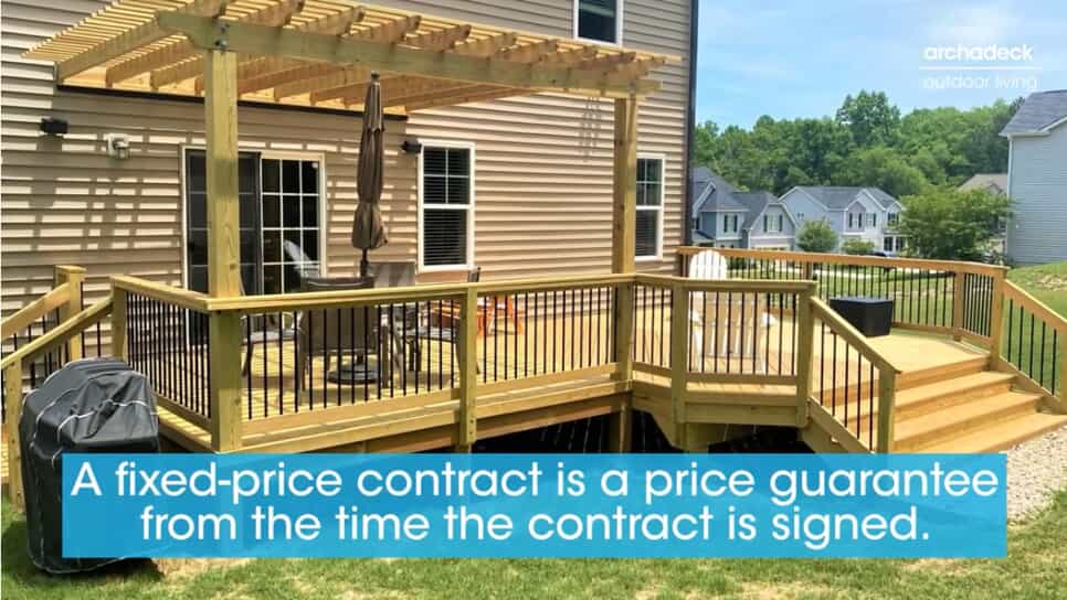 what-is-a-fixed-price-contract-deck-installation